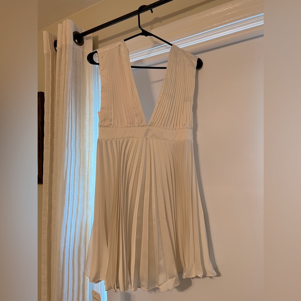 White short dress